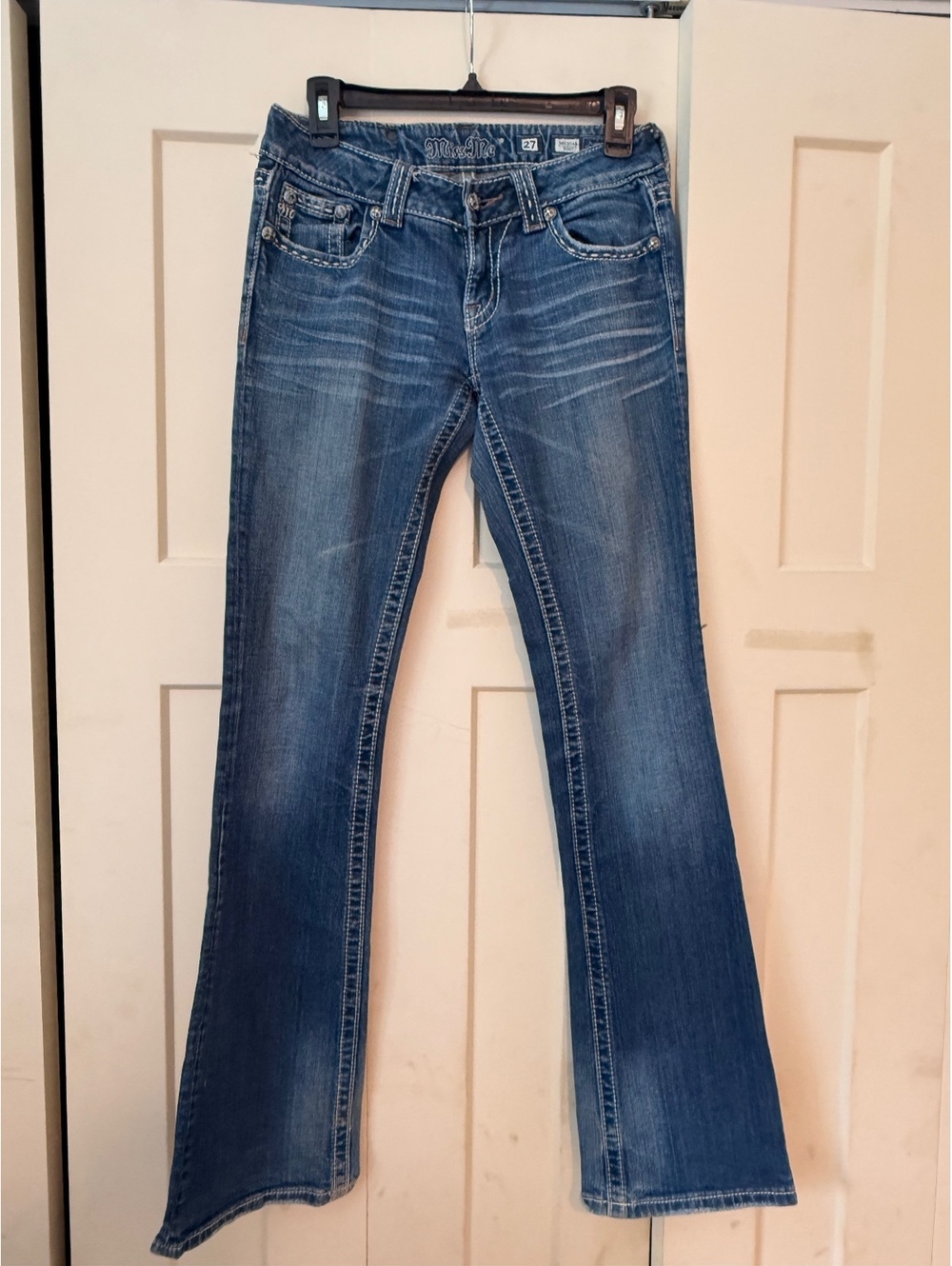 Miss me bootcut blue denim jeans size 27